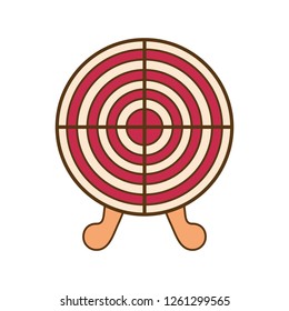 target shooting isolated icon