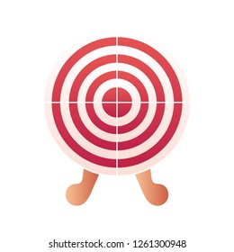 target shooting isolated icon
