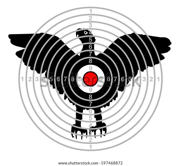 Target Shooting Range Bird Eagle Vector Stock Vector (Royalty Free ...