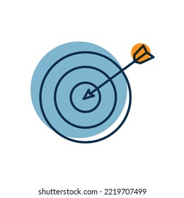 target shooting tablet vector image with white background