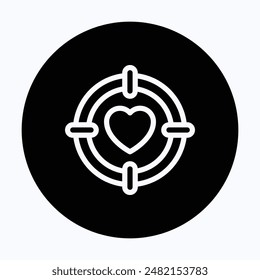 Target Sign, Aim Goal, Love And Romance, 