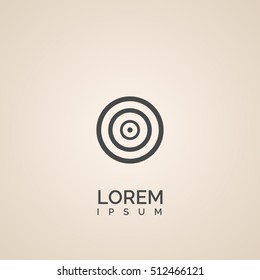 target sign. icon design