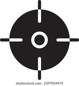 Target single vector line icon