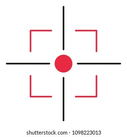 target sniper isolated icon