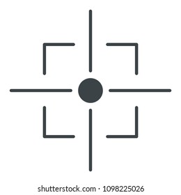 target sniper isolated icon