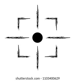 target sniper isolated icon