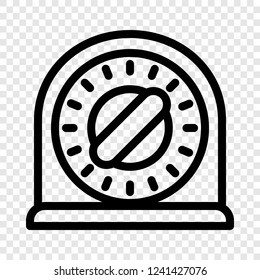 Target stand icon. Cartoon of target stand vector icon for web design  