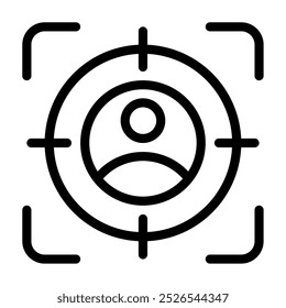 Target start up vector icon illustration