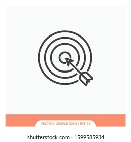 Target symbol Icon Vector Illustration