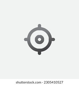 Target Symbol Icon Vector Illustration