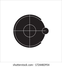 Target symbol vector .Accuracy, target, aiming concept icon