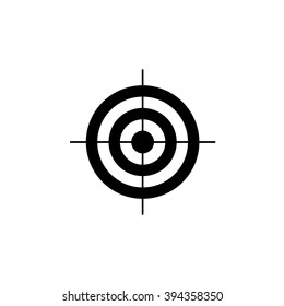 Target symbol. Vector icon