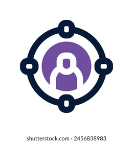 Vektorgrafik-Doppelton-Symbol für Ihre Website, Ihr Handy, Ihre Präsentation und Ihr Logo-Design.
