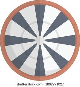 target vector flat color icon 