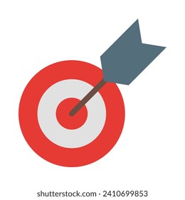 Target Vector Flat Icon For Personal And Commercial Use.
