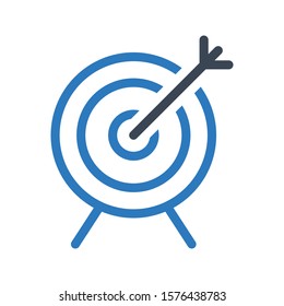 target vector glyph color  icon 