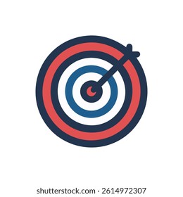 Target vector, goal setting, business success, achievement focus
