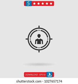 target vector icon