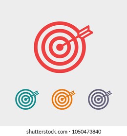 Target  vector  icon