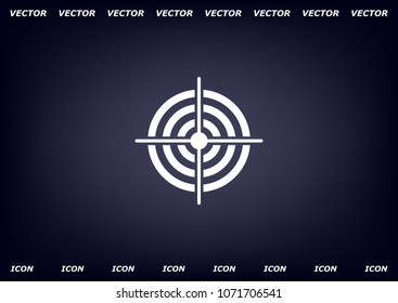 Target vector icon