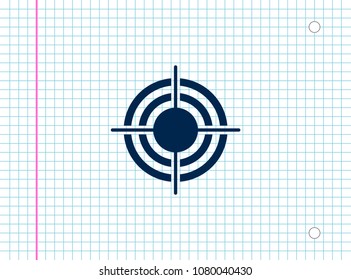 Target vector icon