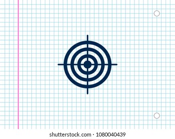 Target vector icon