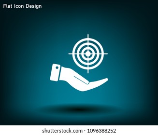 Target vector icon