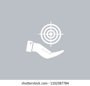 Target vector icon