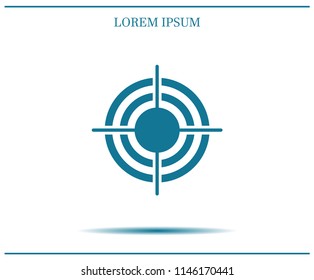Target vector icon