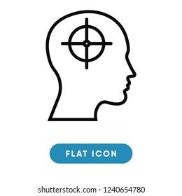 Target vector icon