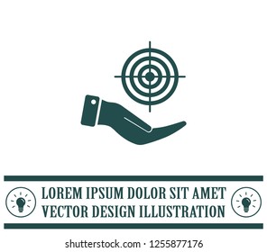 Target vector icon