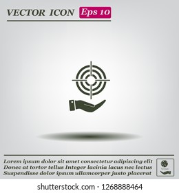 Target vector icon
