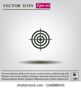 Target vector icon