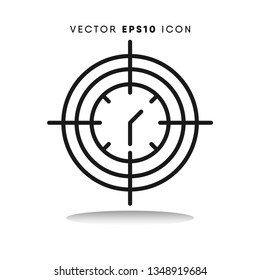 Target vector icon