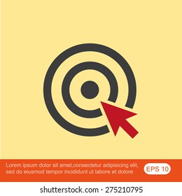 Target vector  icon