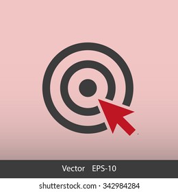 Target vector  icon