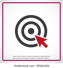 Target vector  icon