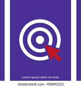 Target vector  icon