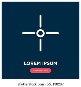 Target vector icon