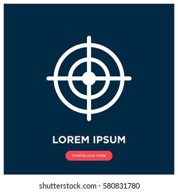 Target vector icon