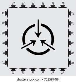 Target vector icon