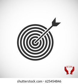 target vector icon, vector best flat icon, EPS