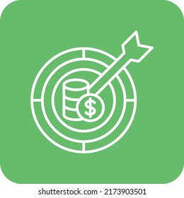 Target vector icon. Can be used for printing, mobile and web applications.