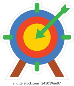 Target vector icon. Can be used for printing, mobile and web applications.