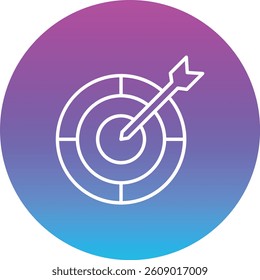 Target vector icon. Can be used for printing, mobile and web applications.