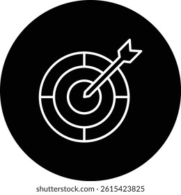 Target vector icon. Can be used for printing, mobile and web applications.