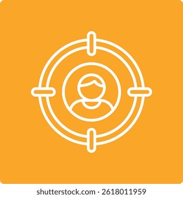 Icono de Vector de destino. Se puede utilizar para aplicaciones de impresión, móviles y de Web.