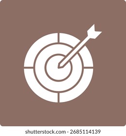 Icono de Vector de destino. Se puede utilizar para aplicaciones de impresión, móviles y de Web.