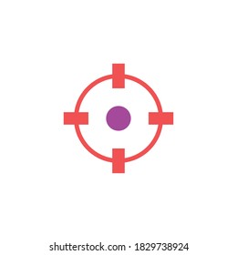 target vector icon design template