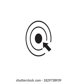 target vector icon design template